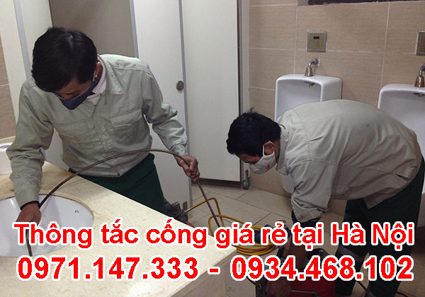 Thông tắc vệ sinh tại Trung Hòa 0971.147.333 chuyên nghiệp